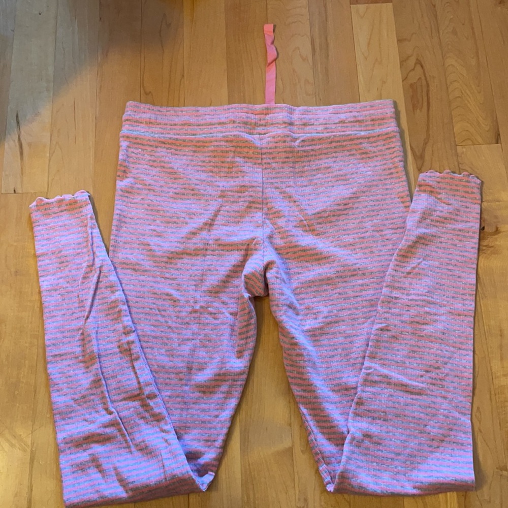 Gap body pink and gray striped pants size small new - Picture 3 of 5